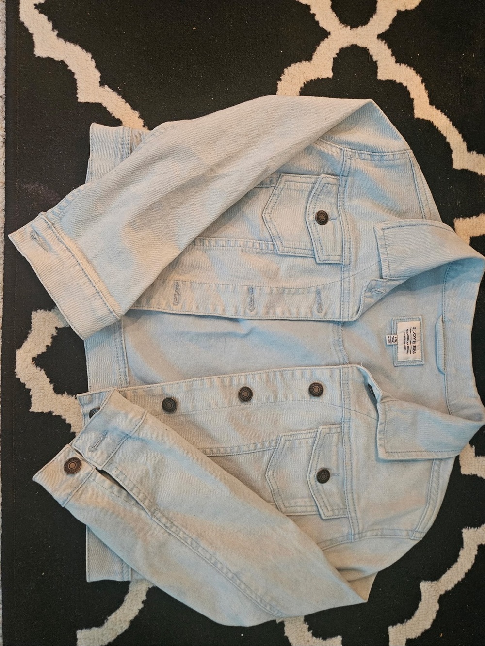 Light Wash Denim Jacket for Women - Casual Jean Jacket